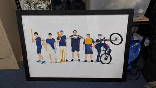 Customer photo review of Custom Hand-Drawn Illustration