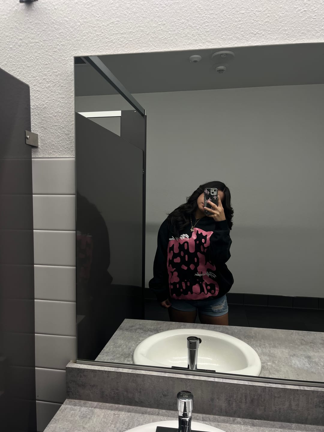Customer photo review of Aelfric Eden Oversized Abstraction Graphic Hoodie