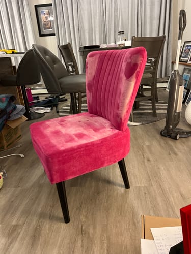 Customer photo review of Fabric Paint -- Raspberry