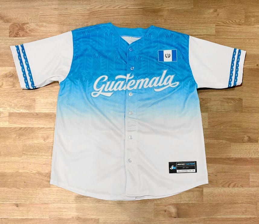 Customer photo review of Guatemala Custom Baseball Jersey