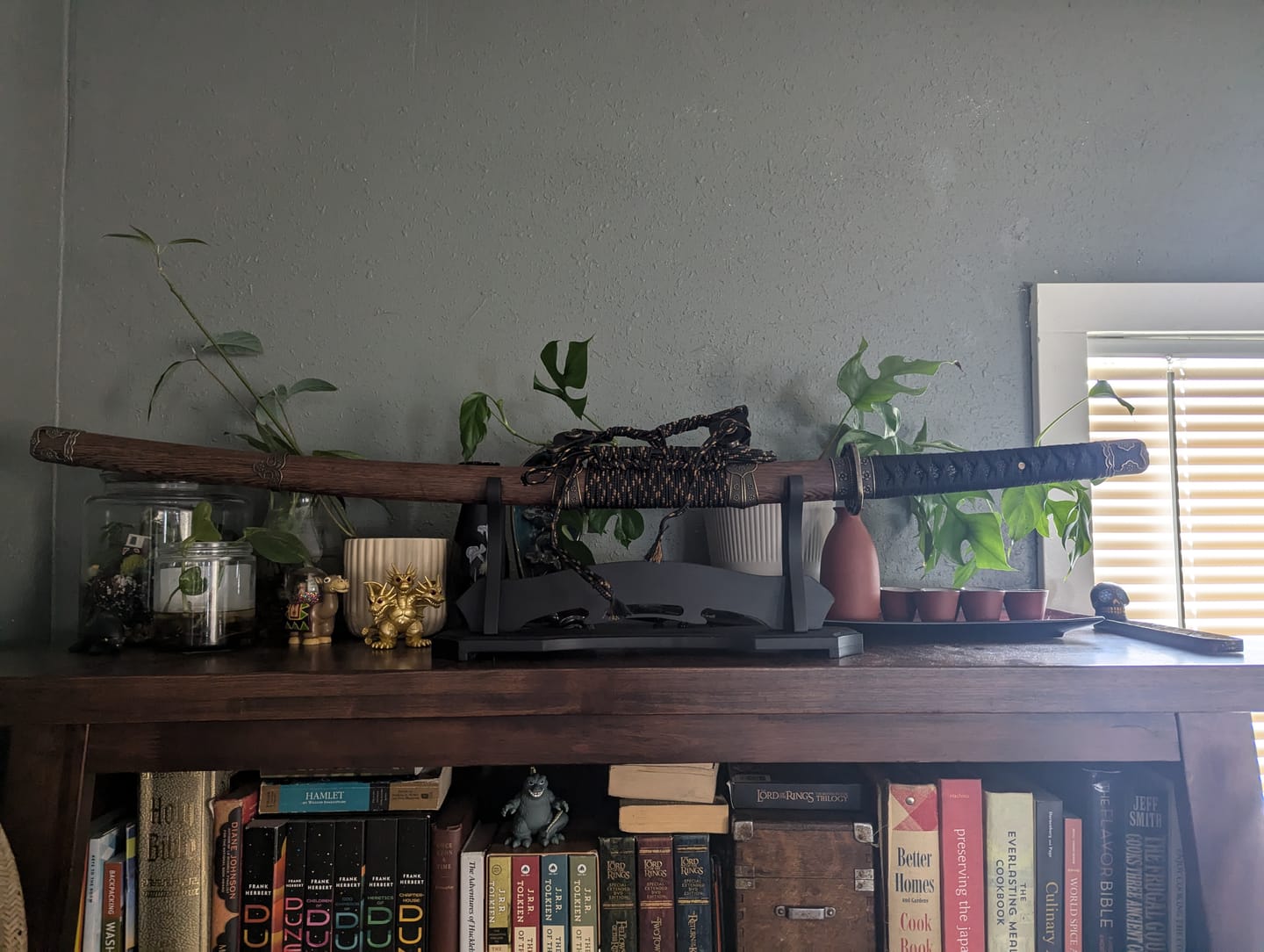 Customer photo review of The Sotoroiya Handmade Katana Spring Steel