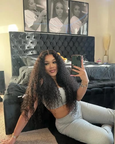 Customer photo review of 8x6 Pre-Cut Lace Front Super Secure Water Wave Pre-Everything Wig For Beginner Friendly