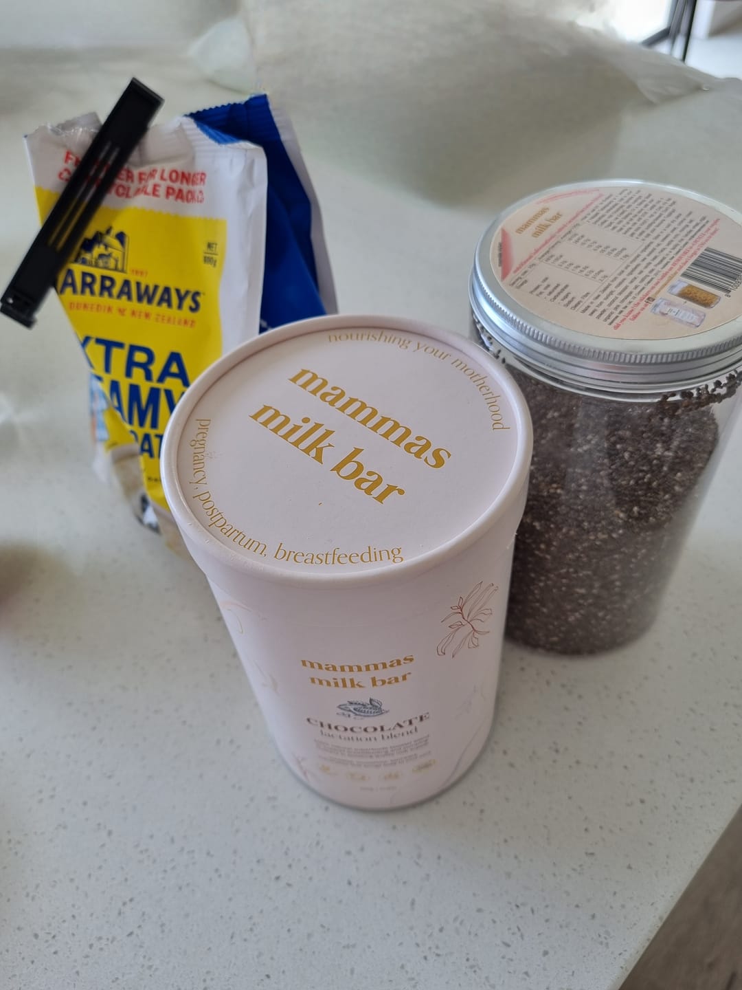 Customer photo review of Chocolate Lactation Blend