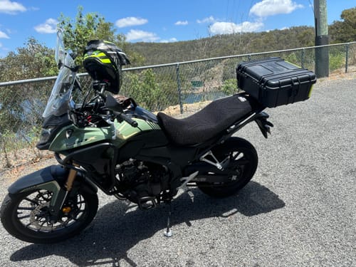 Customer photo review of Wind Rider Seat Cover