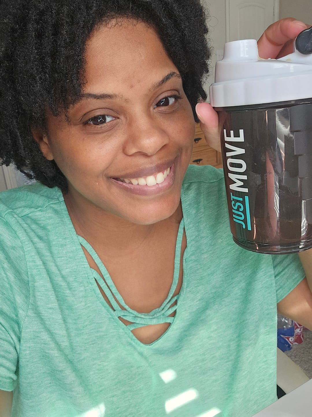 Customer photo review of Just Move Shaker Cup