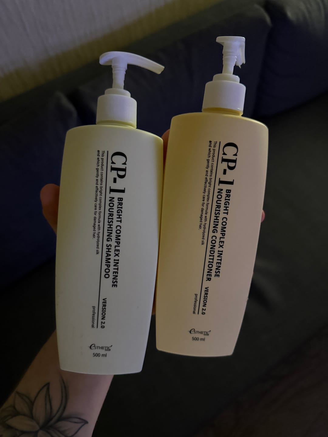 Customer photo review of Intensīvi barojošs šampūns CP-1 Bright Complex Intense Nourishing Shampoo Version 2.0