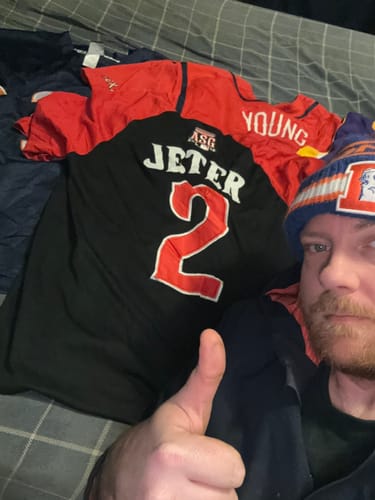 Customer photo review of Wholesale Pro and College Sports Jerseys by LB