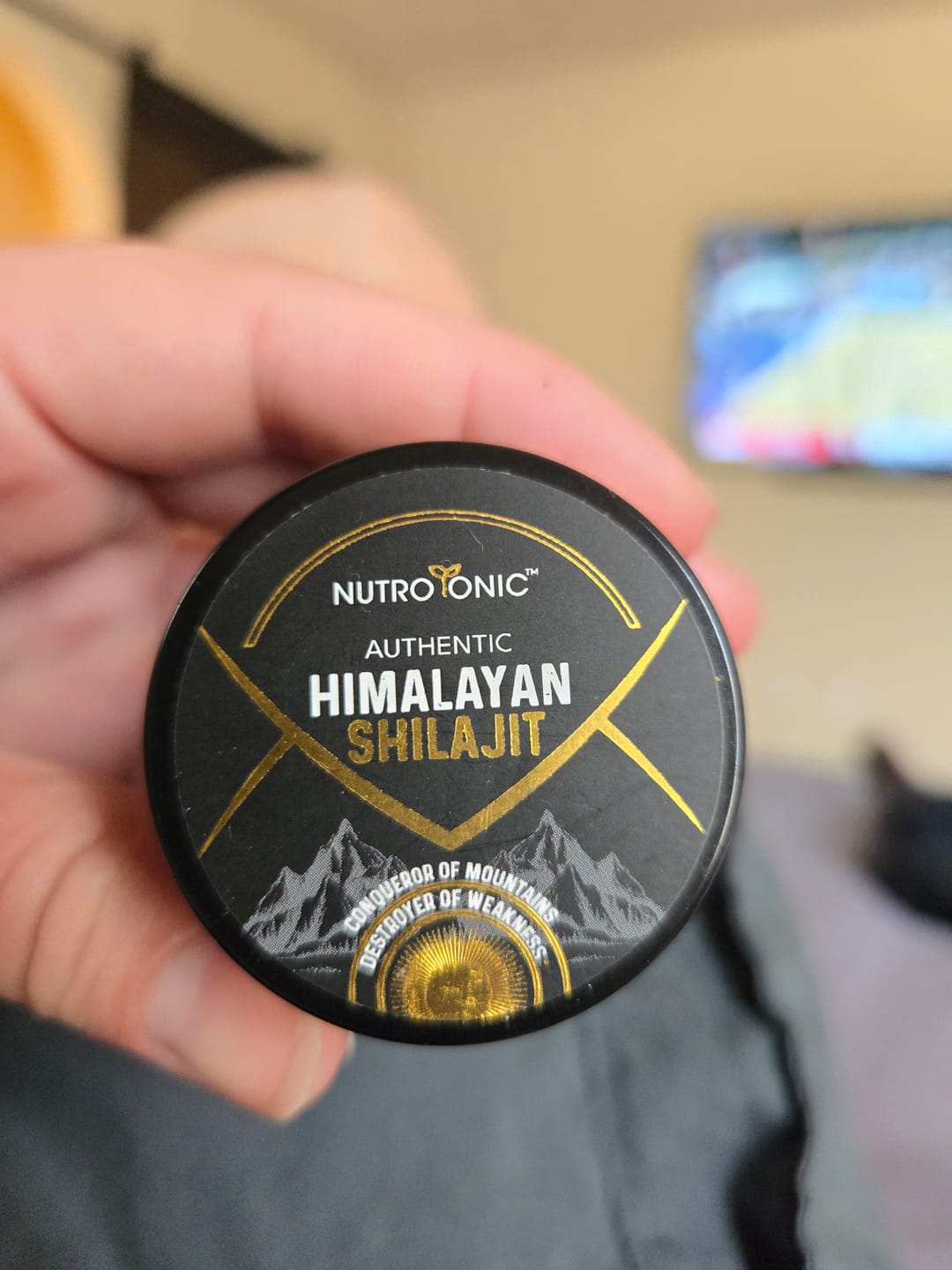 Customer photo review of Authentic Himalayan Shilajit® 60 Days Sun Dried Organic Resin