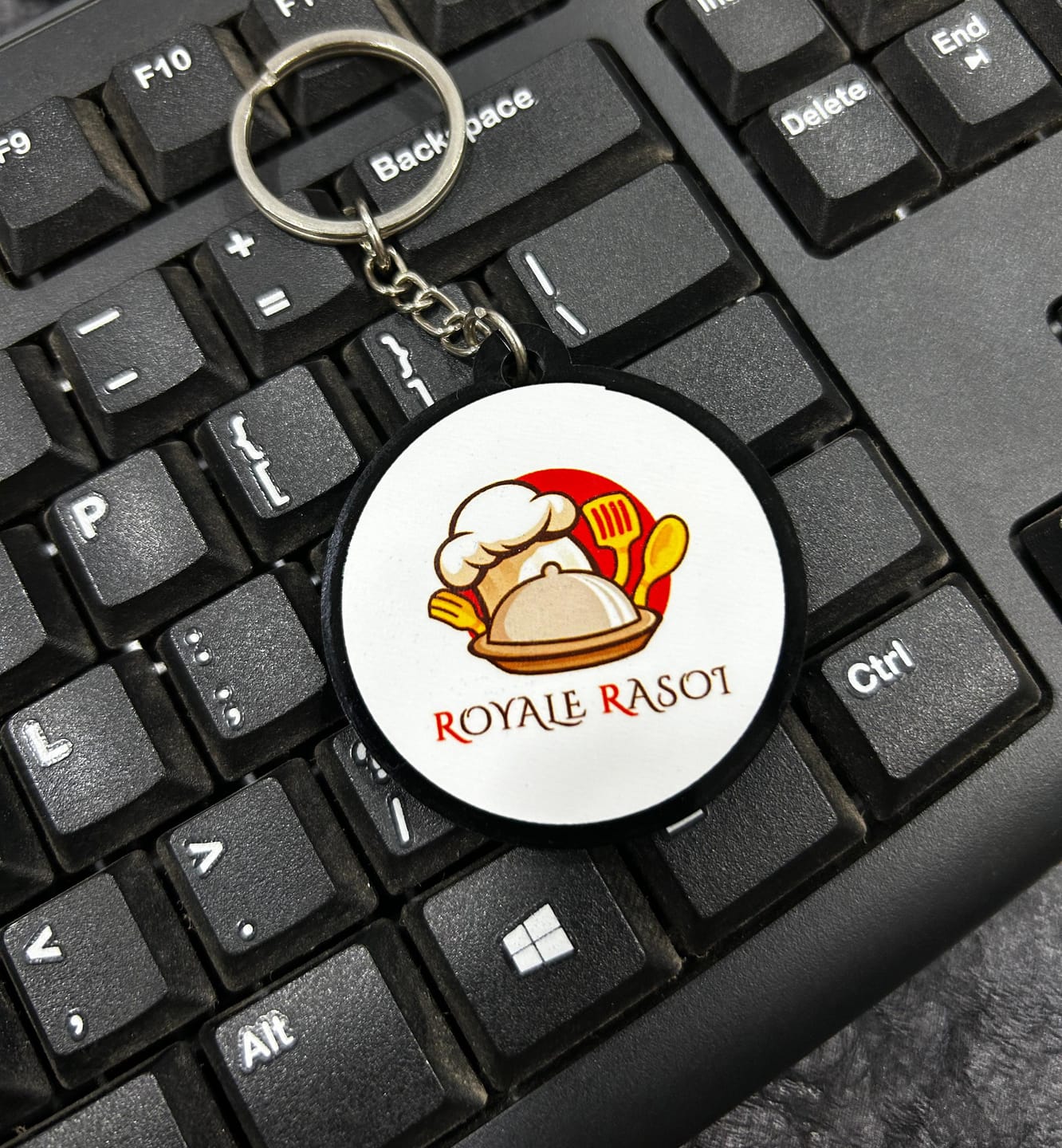 Customer photo review of Premium Customized Keychains | Best for Brand Promotion | PrintMine.in