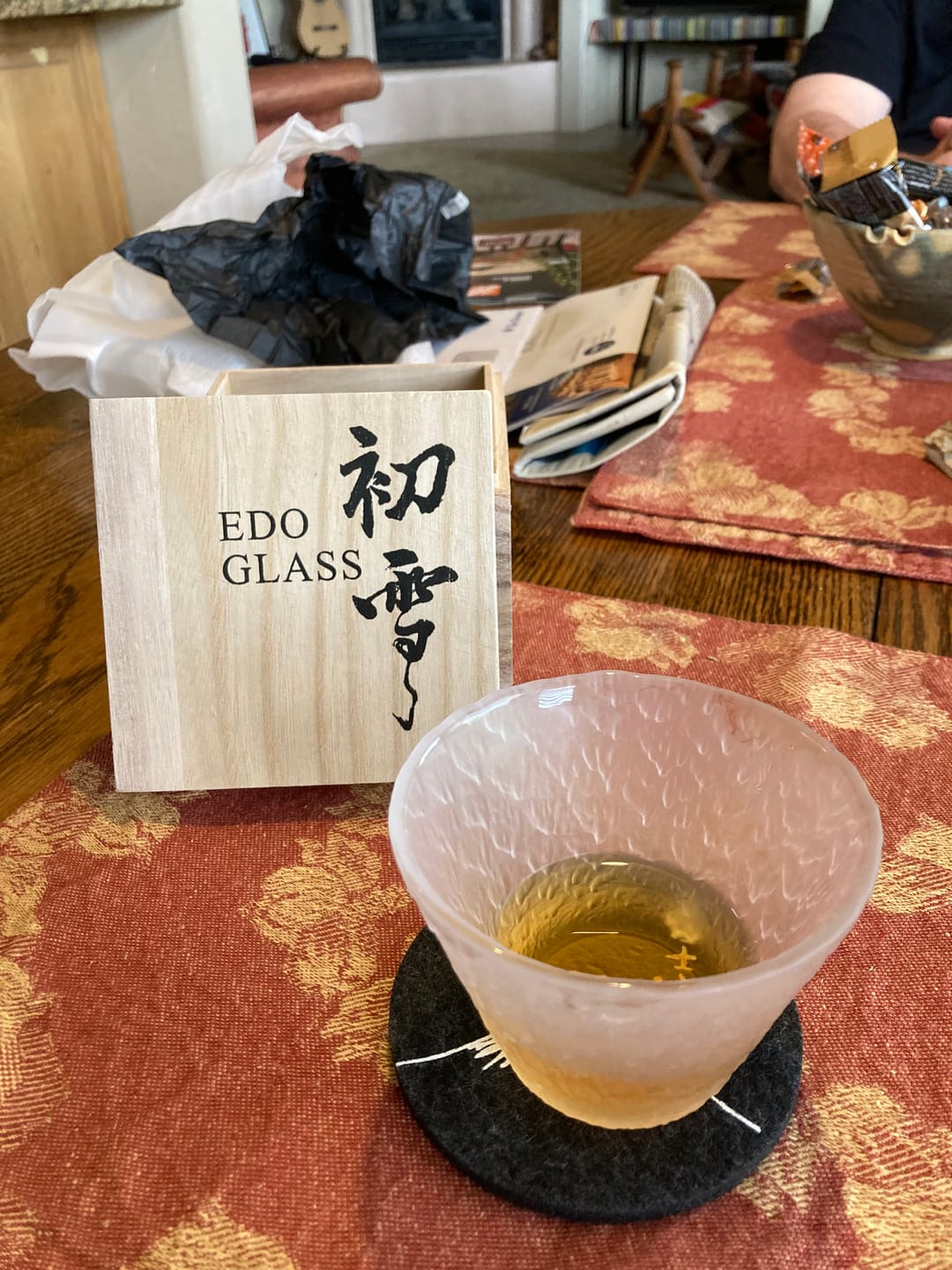 Customer photo review of Yuki - Japanese EDO Whiskey Glass