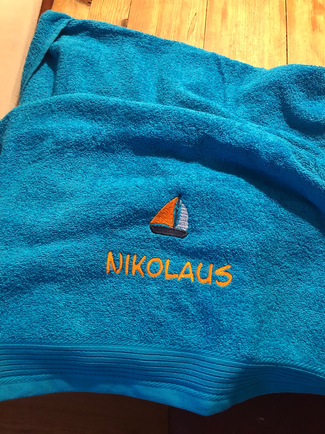 Customer photo review of Kinderschürze Kochschürze Backschürze mit Namen und Motiv