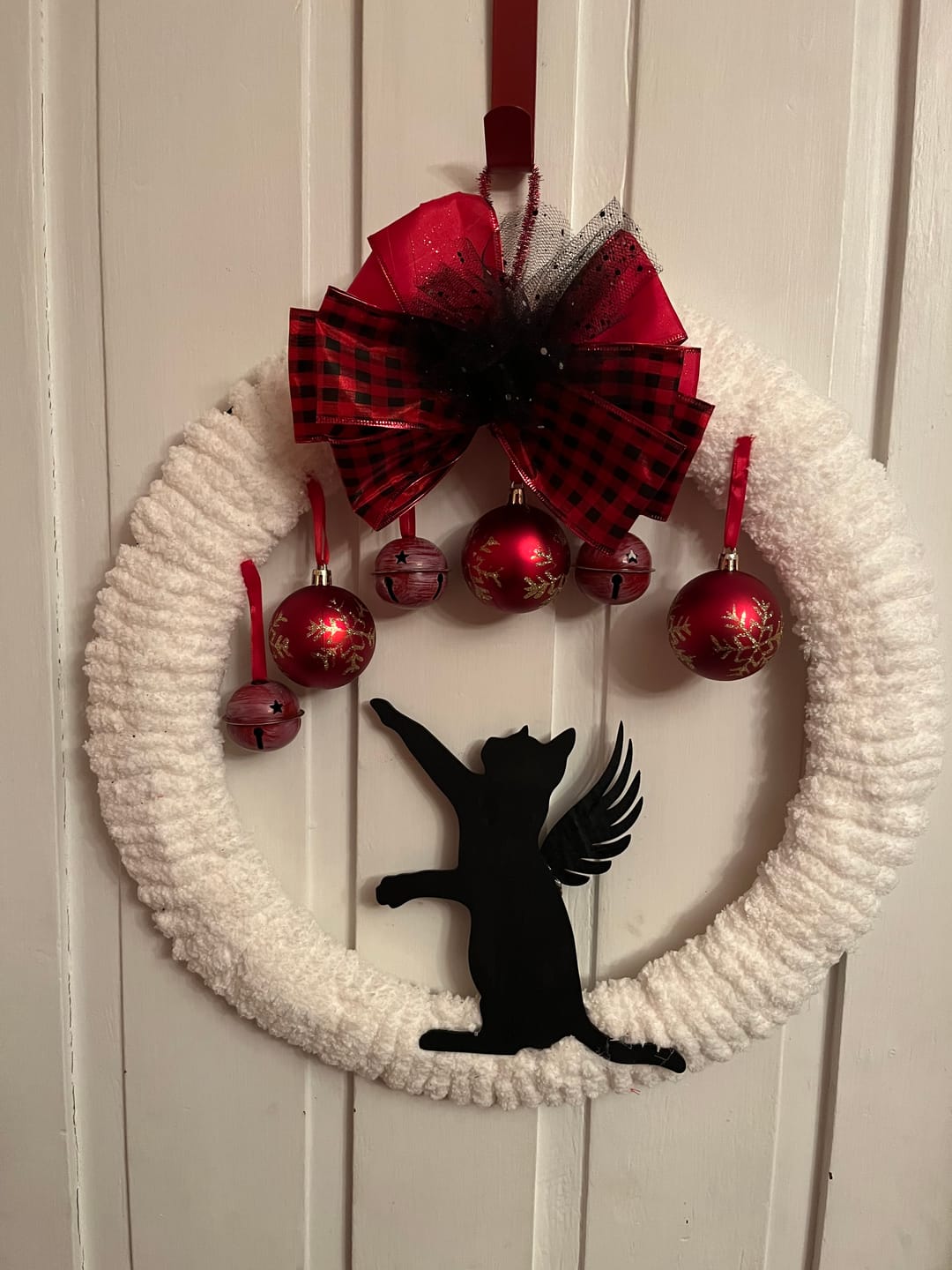 Customer photo review of Unfinished Wood Playing Cat Shape - Craft - up to 36"