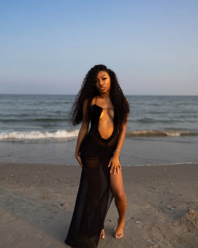 Customer photo review of 8x6 Pre-Cut Lace Front Super Secure Water Wave Pre-Everything Wig For Beginner Friendly