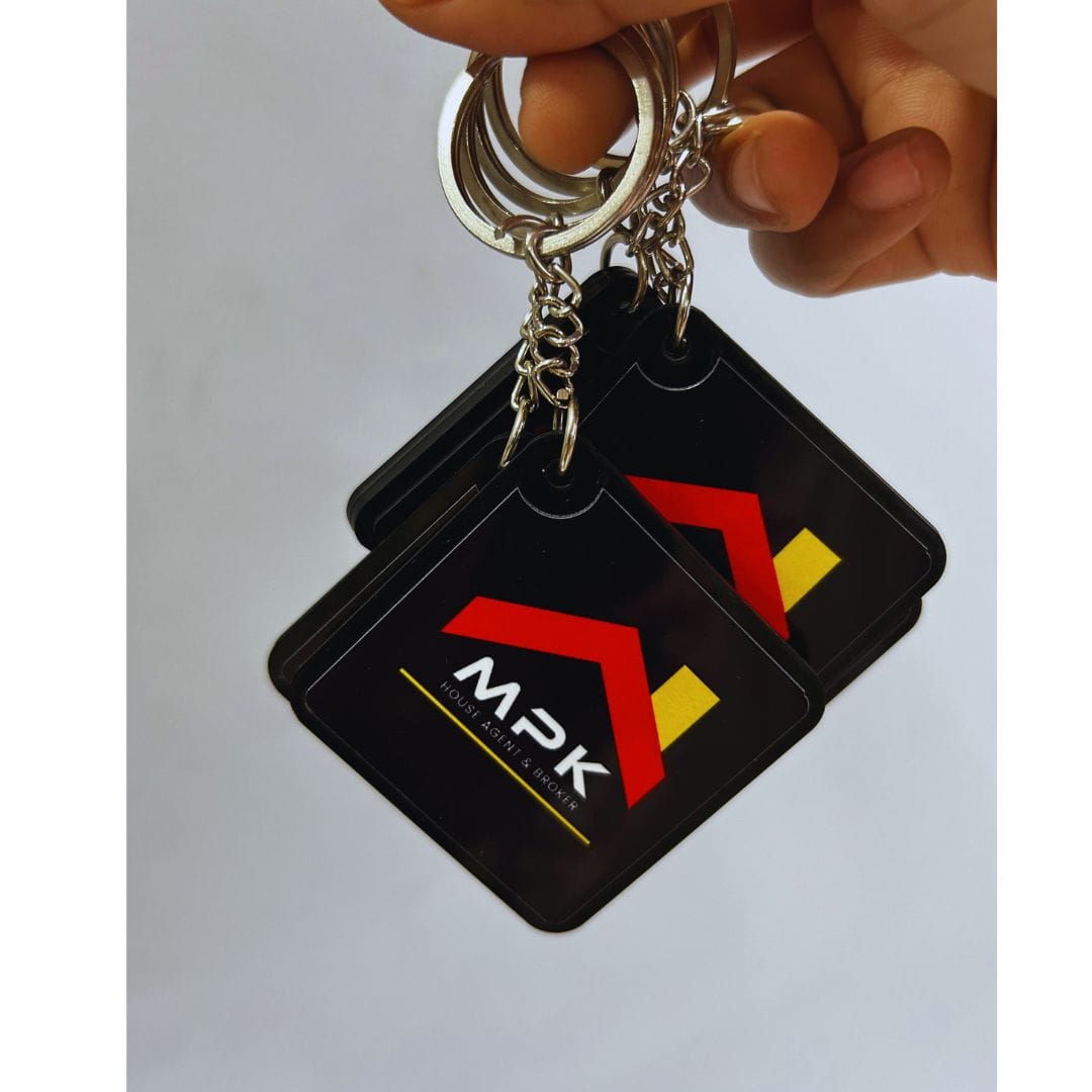 Customer photo review of Premium Customized Keychains | Best for Brand Promotion | PrintMine.in