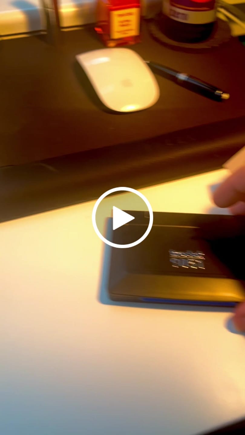 Customer video review of Adressstempel mit moderner Schreibschrift #070