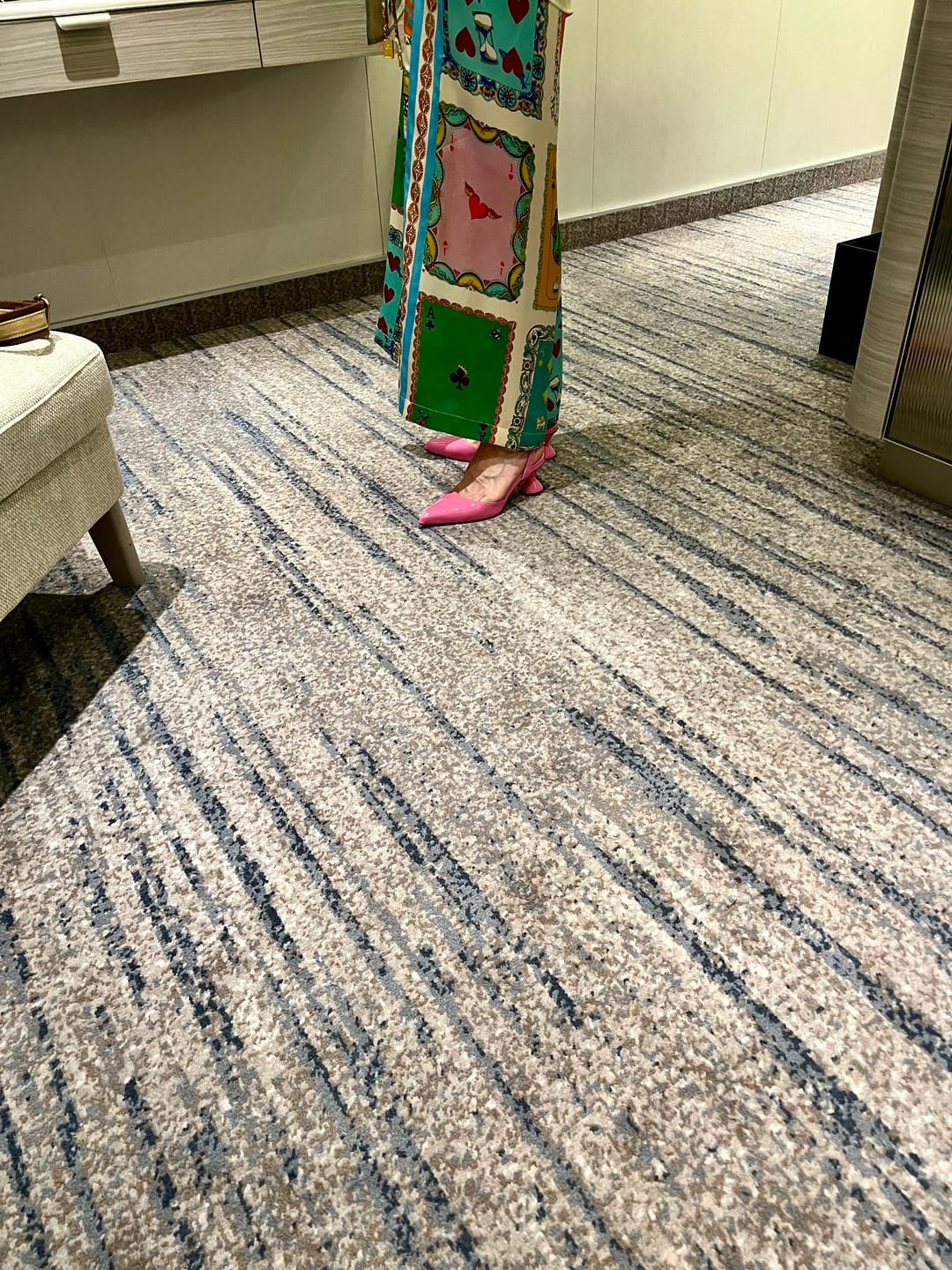 Customer photo review of Praia Pump in Pink