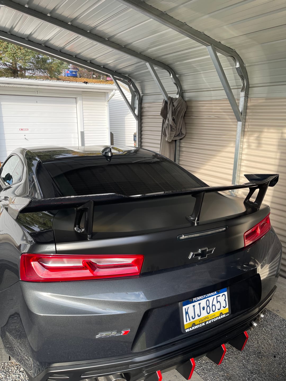Customer photo review of Camaro Zl1 1LE Conversion Rear Trunk Spoiler High Wing