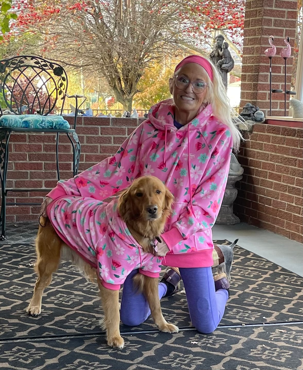 Customer photo review of Blossom Human Hoodie - Pink