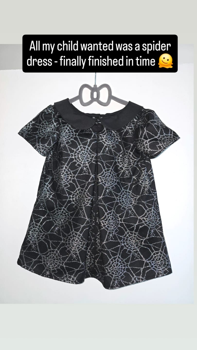 Customer photo review of Spider Web Net Fabric