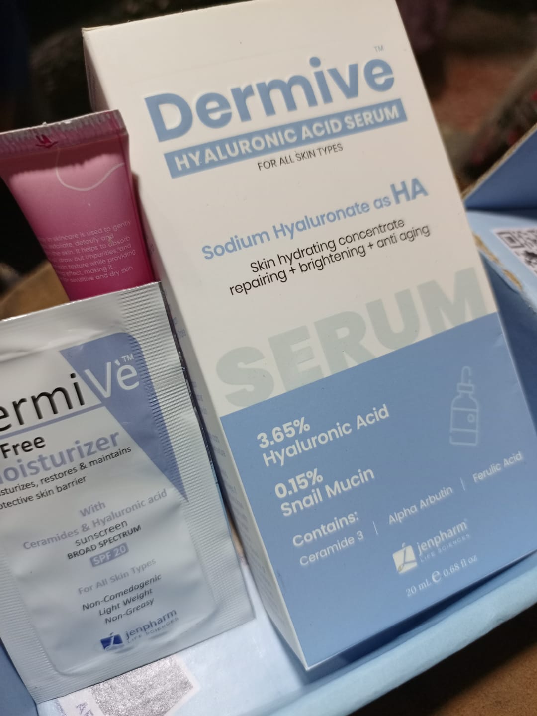 Customer photo review of Dermive Hydrating Serum
