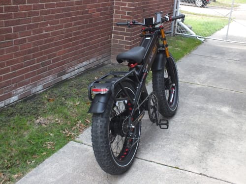 Customer photo review of A9 Pro Max 52V Dual Motor Ebike