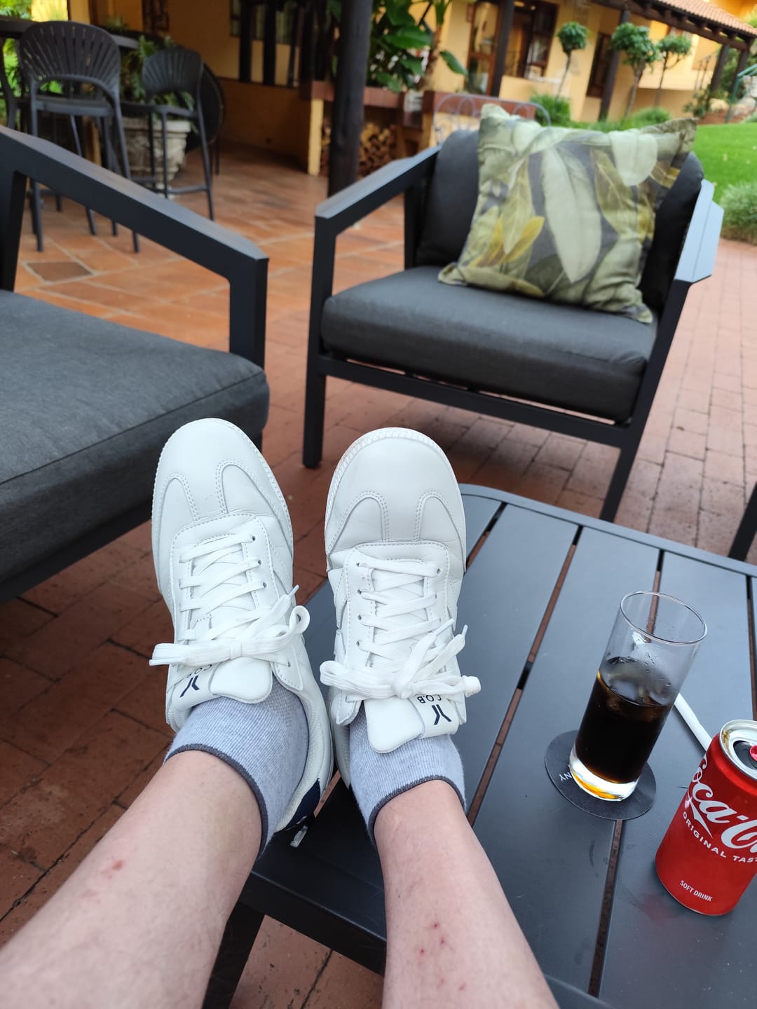 Customer photo review of COB Fearless Sneaker White & Cream