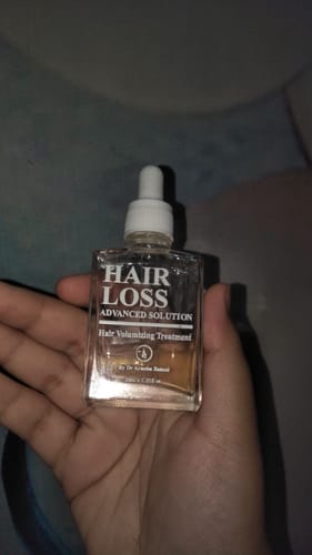Customer photo review of Medicated Hair Loss Advanced Solution