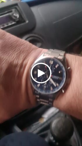 Customer video review of Curren Monte Carlo® orologio uomo acciaio