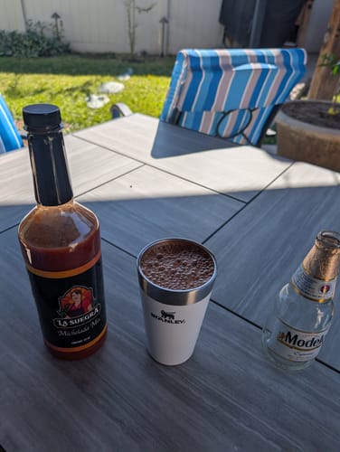 Customer photo review of La Suegra Michelada Mix