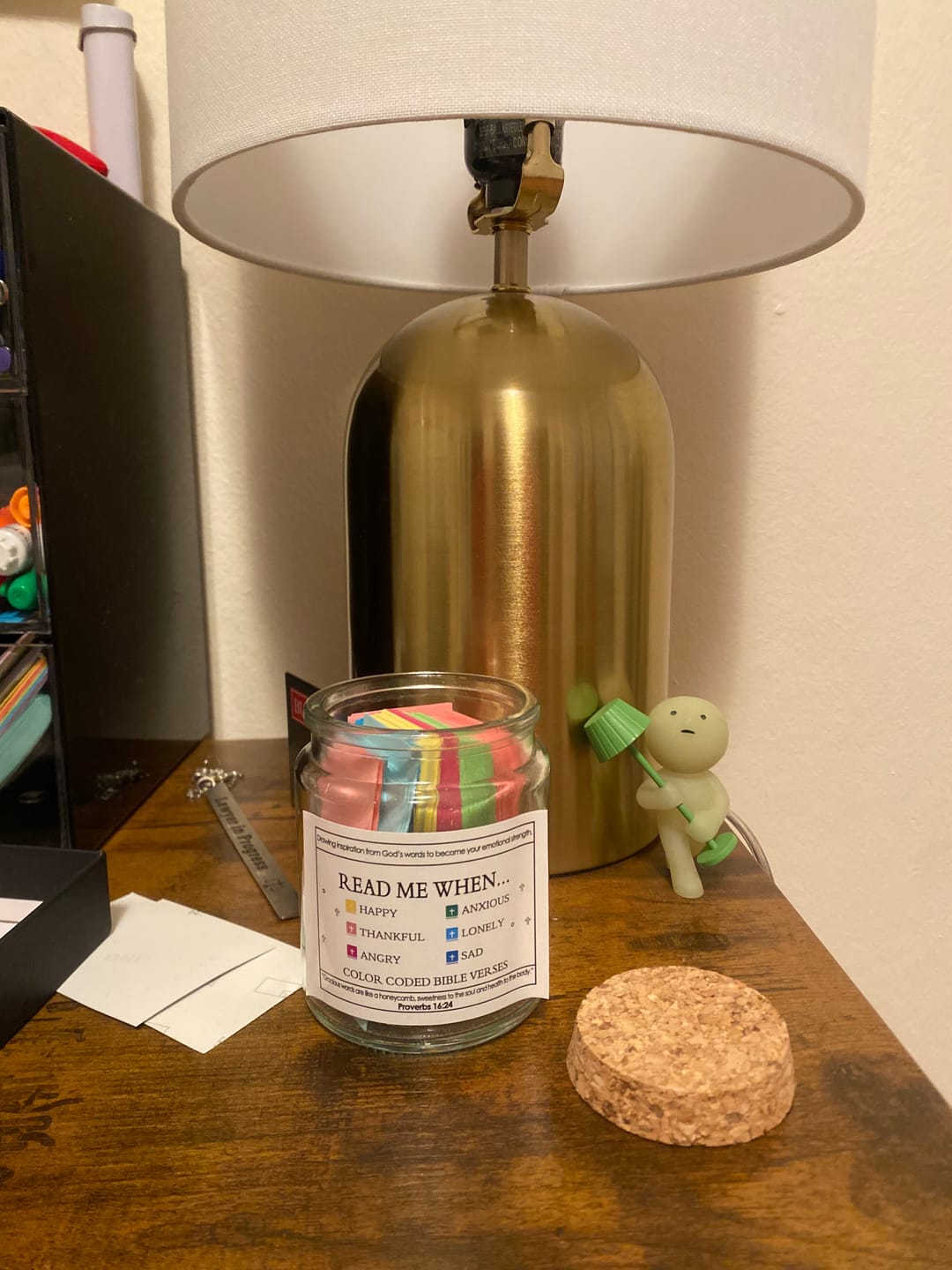 Customer photo review of (GIFTING OFFER) Handmade 90 Day Bible Verses Jar (Comes With Christian Gift Box)