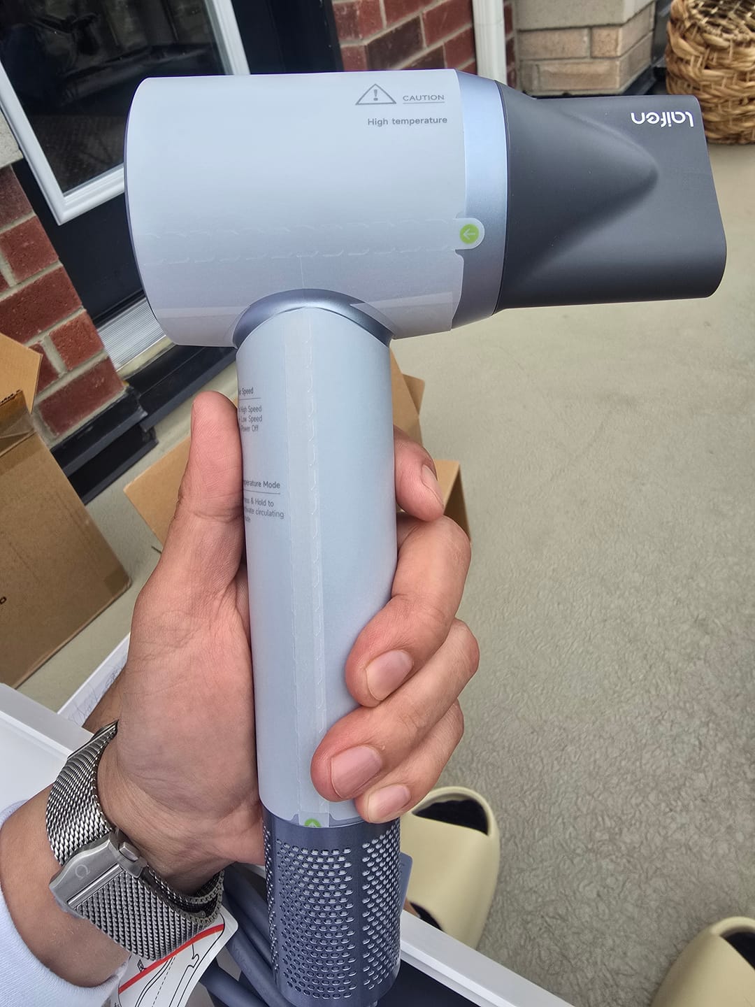Customer photo review of Laifen diffuser nozzle