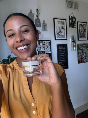 Customer photo review of Anti-Aging Cream Moisturizer with Red Algae