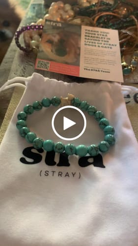 Customer video review of STRĀ Dog Beaded Bracelet