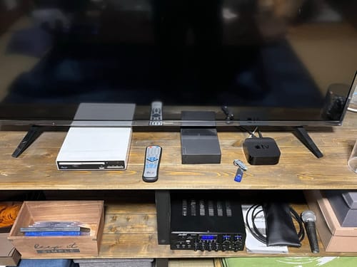 Customer photo review of Moukey MAMP1 パワーアンプ システム マイクミキサー 220W Bluetooth対応 デュアルチャンネルサウンドオーディオステレオレシーバー モニタリング/USB、SD、AUX、MIC IN/エコー、ラジオ、LCD-ホームシアターエンターテインメントRCA スタジオ用