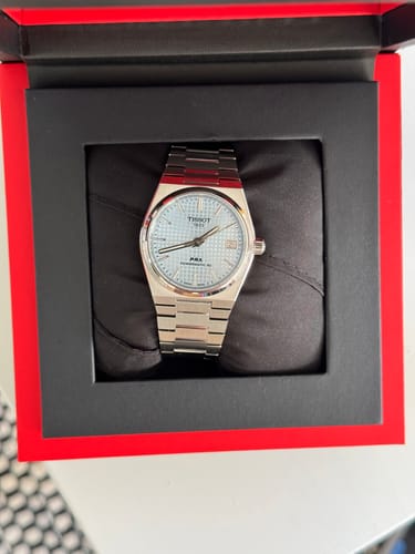 Customer photo review of Tissot PRX Women's 35mm Automatic Watch T137.207.11.351.00