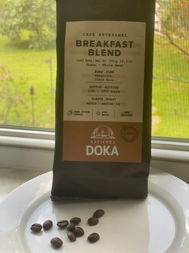 Customer photo review of Café Hacienda Doka Breakfast Blend