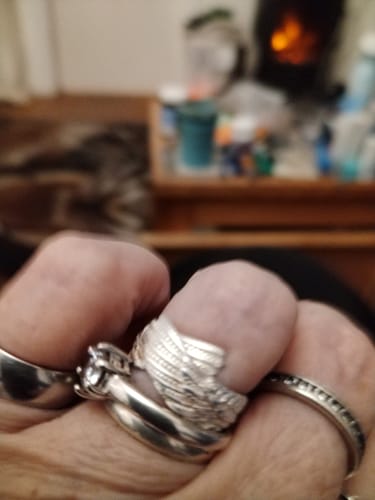 Customer photo review of Guardian Angel Ring
