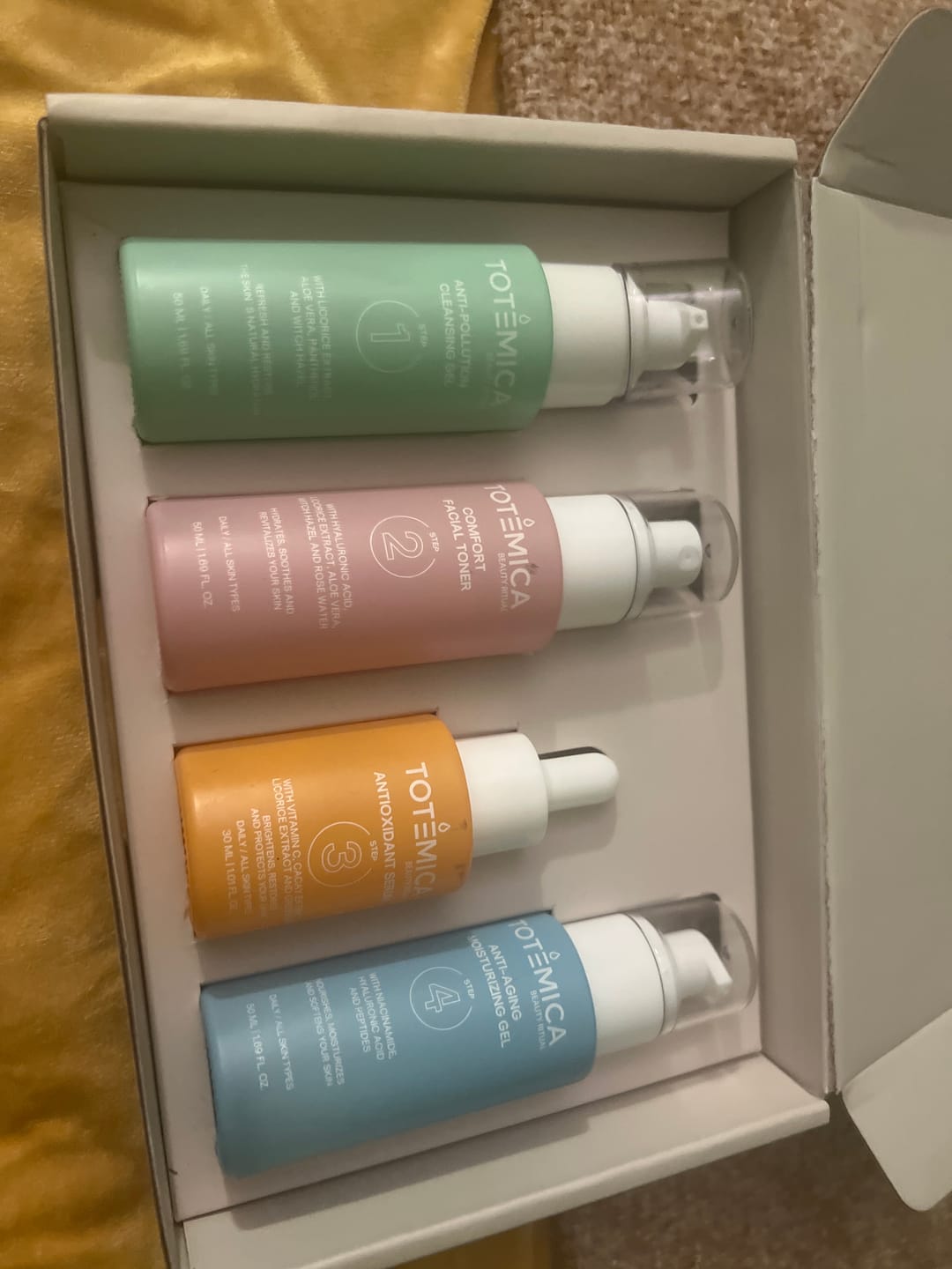 Customer photo review of PR BOX Skin Care