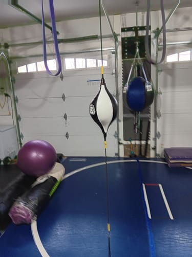 Customer photo review of Double End Speed Punching Reflex Bag