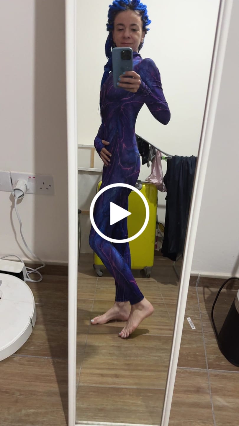 Customer video review of Violet Witch Costume