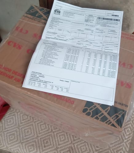 Customer photo review of Cesta Básica Jacarandá Plus