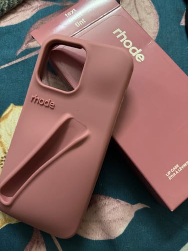 Customer photo review of 3D Silicon Lip Gloss Phone Case for iPhone