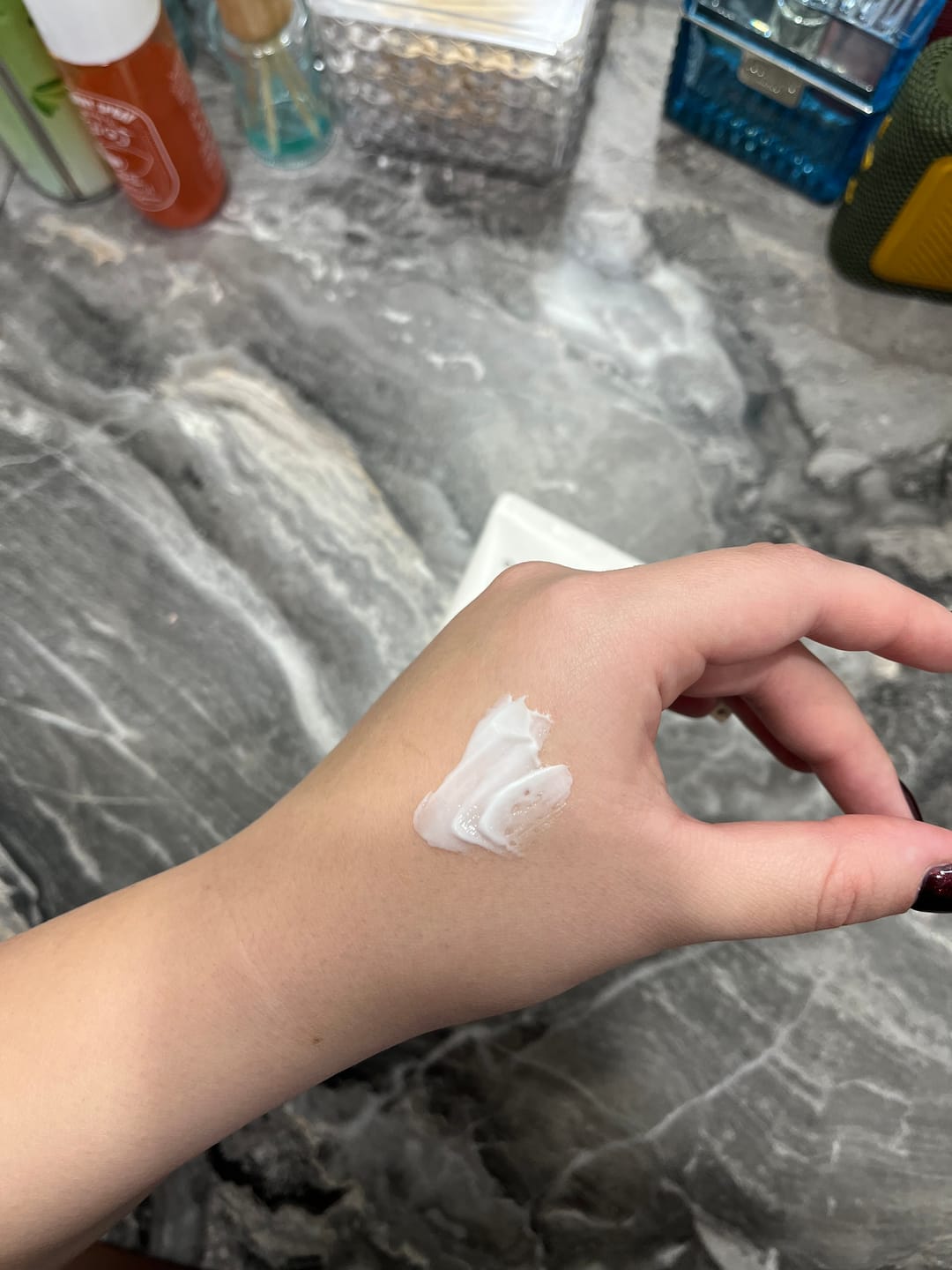 Customer photo review of Atjaunojošs krēms jutīgai ādai Mizon Orga-Real Barrier Cream