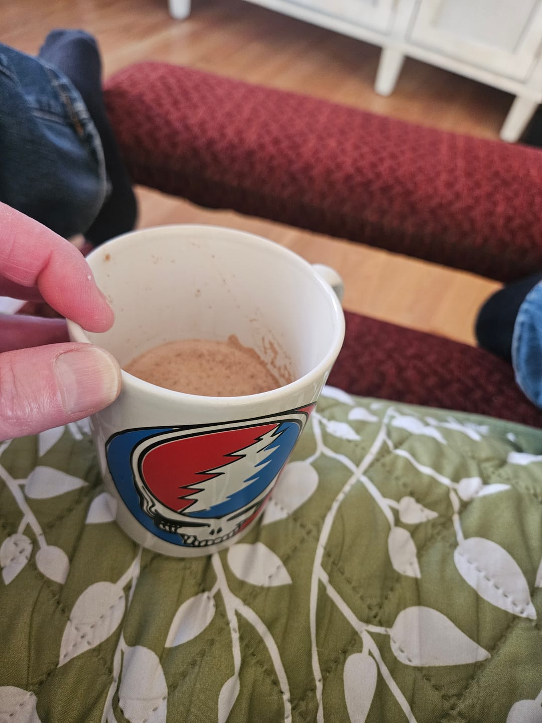 Customer photo review of Pumpkin Spice Hot Chocolate Flakes