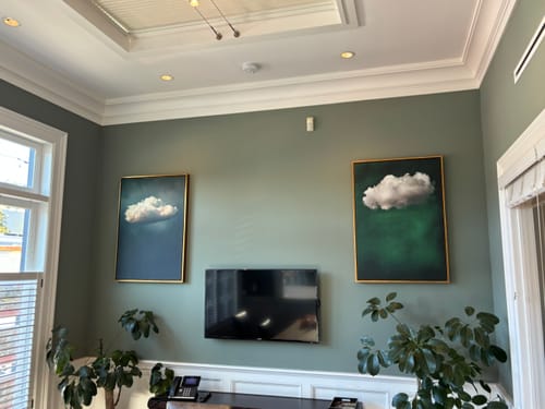 Customer photo review of Vintage Cloud Print