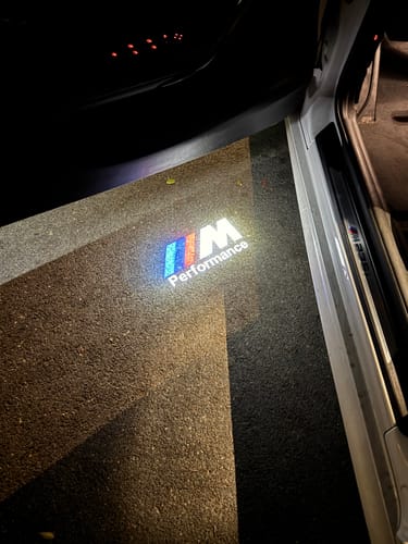 Customer photo review of BMW F SERIES DOOR LIGHTS