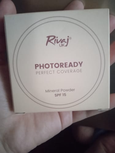 Customer photo review of Rivaj Compact Face Powder (10g)