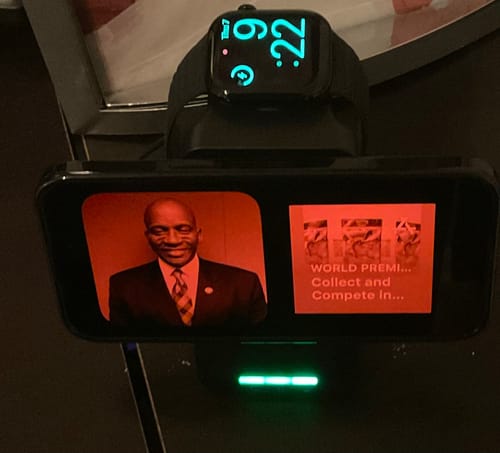 Customer photo review of MagXcelerate 3 in 1 MagSafe Charger