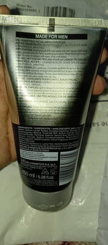 Customer photo review of Ponds Men Energy Charge Facial Foam 100G