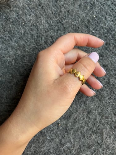 Customer photo review of Anillo Shell Ajustable